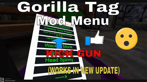 A PC tool for Gorilla Tag to be able to turn mods on and off without needing to go back to the . . Gorilla tag mod menu github